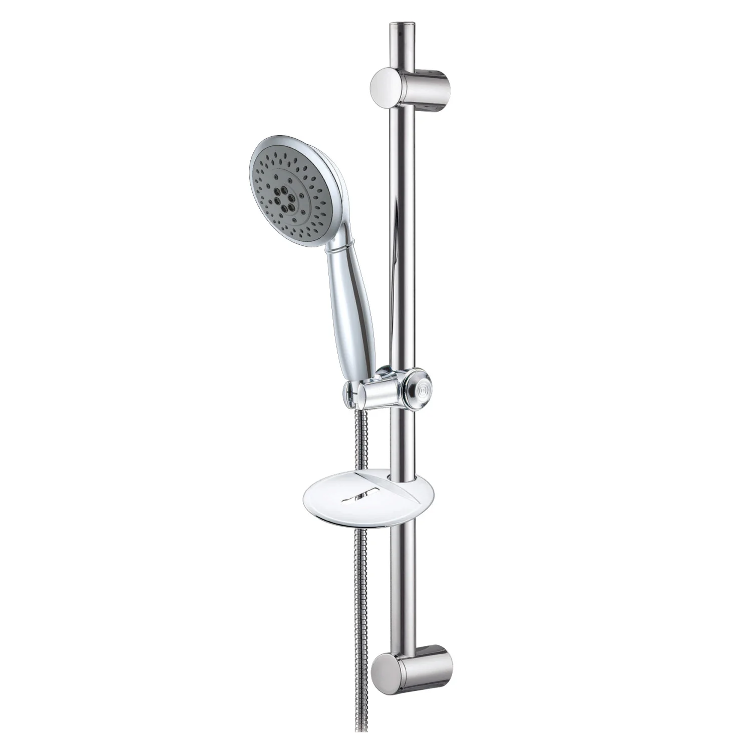Kingston Tulare KX2522SBB - Vilbosch 5-Function Hand Shower with 24-Inch Slide Bar Kit, Polished Chrome