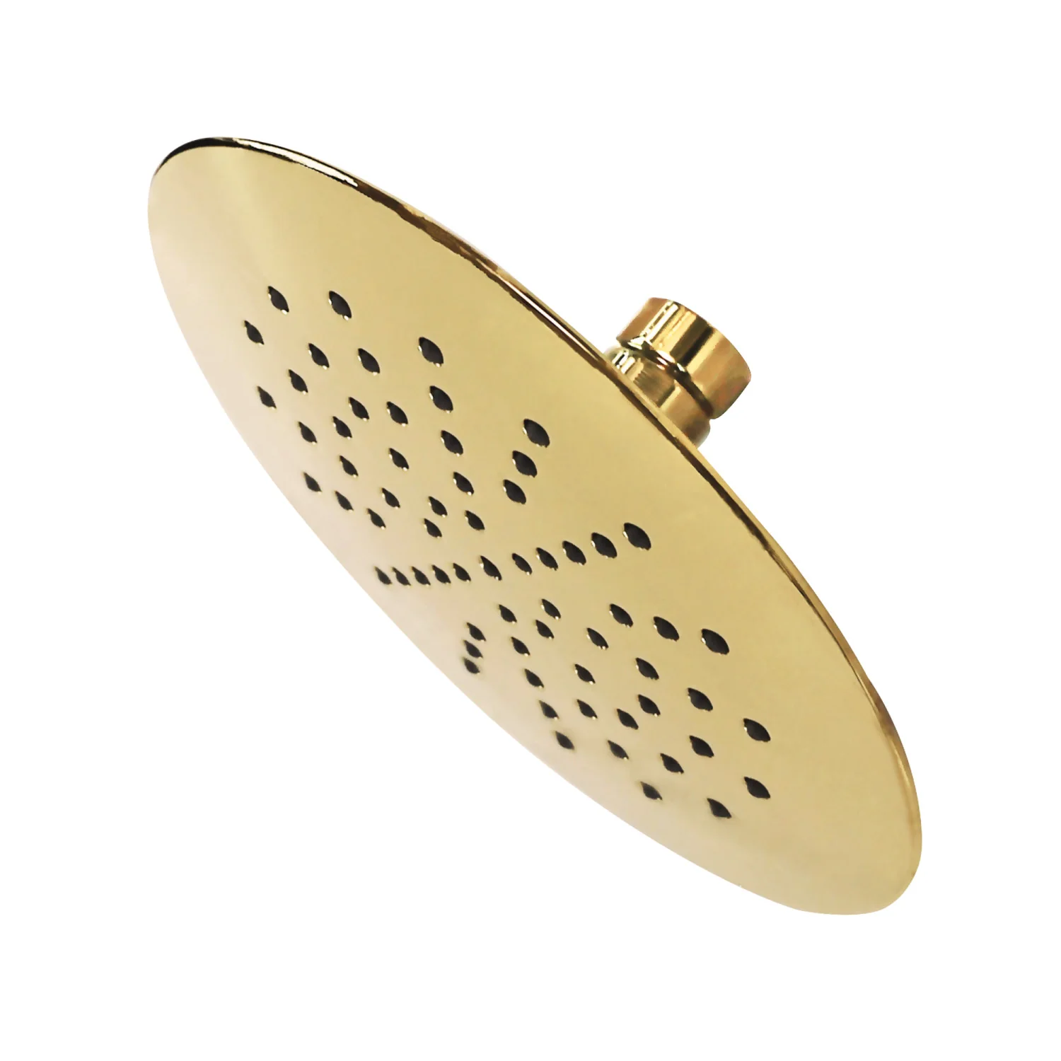 Kingston Sona KX672 - Shower Scape 7-Inch Round Raindrop ABS Shower Head, Polished Brass