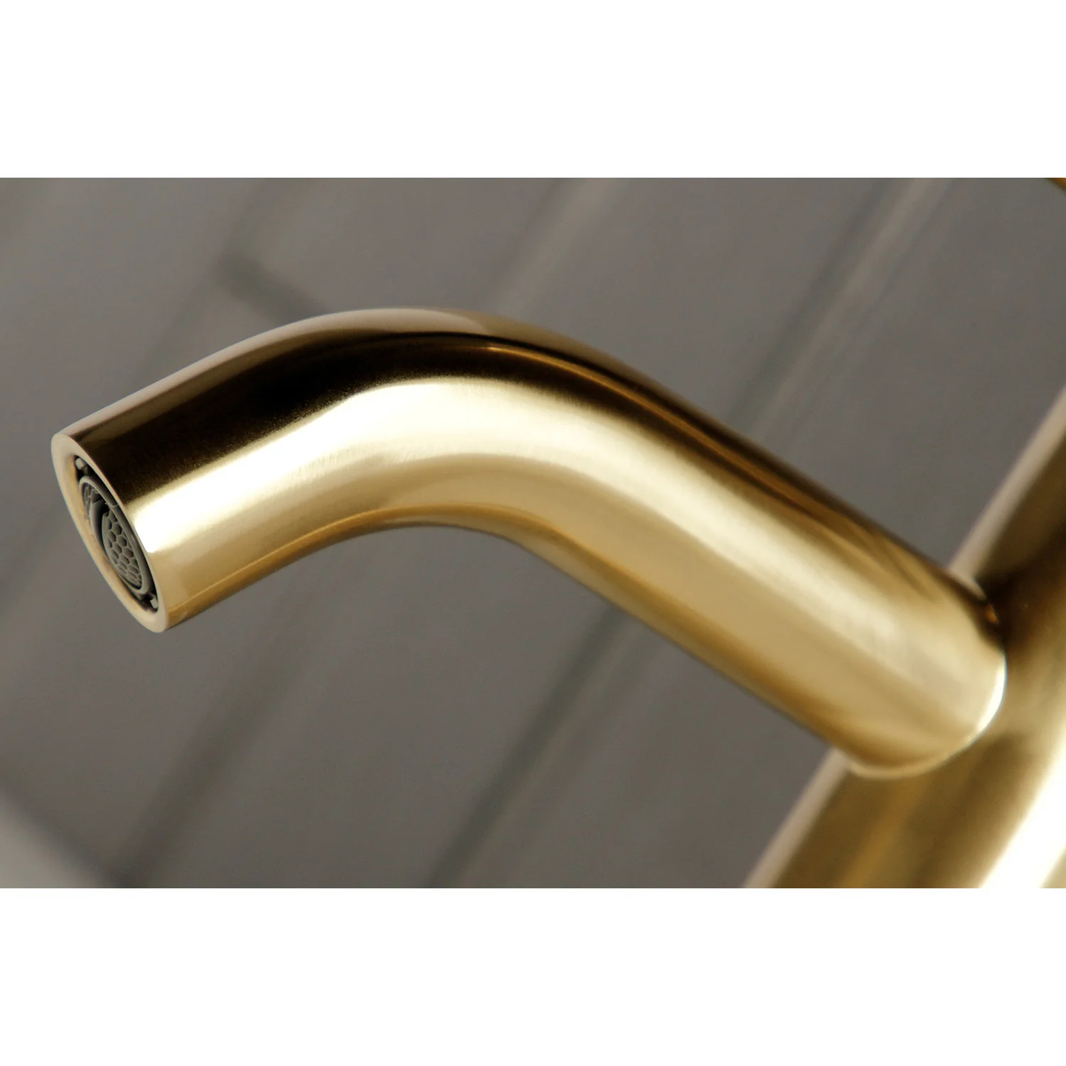 Kingston Sona LS8223DL - Concord One-Handle 1-Hole Bathroom Faucet with Push Pop-Up Drain, Brushed Brass - Image 4
