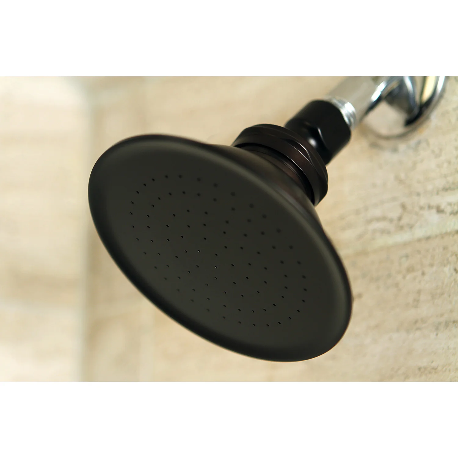 Kingston Heirloom P10ORB - Victorian 4-3/4-Inch Round Raindrop Brass Shower Head, Oil Rubbed Bronze - Image 2
