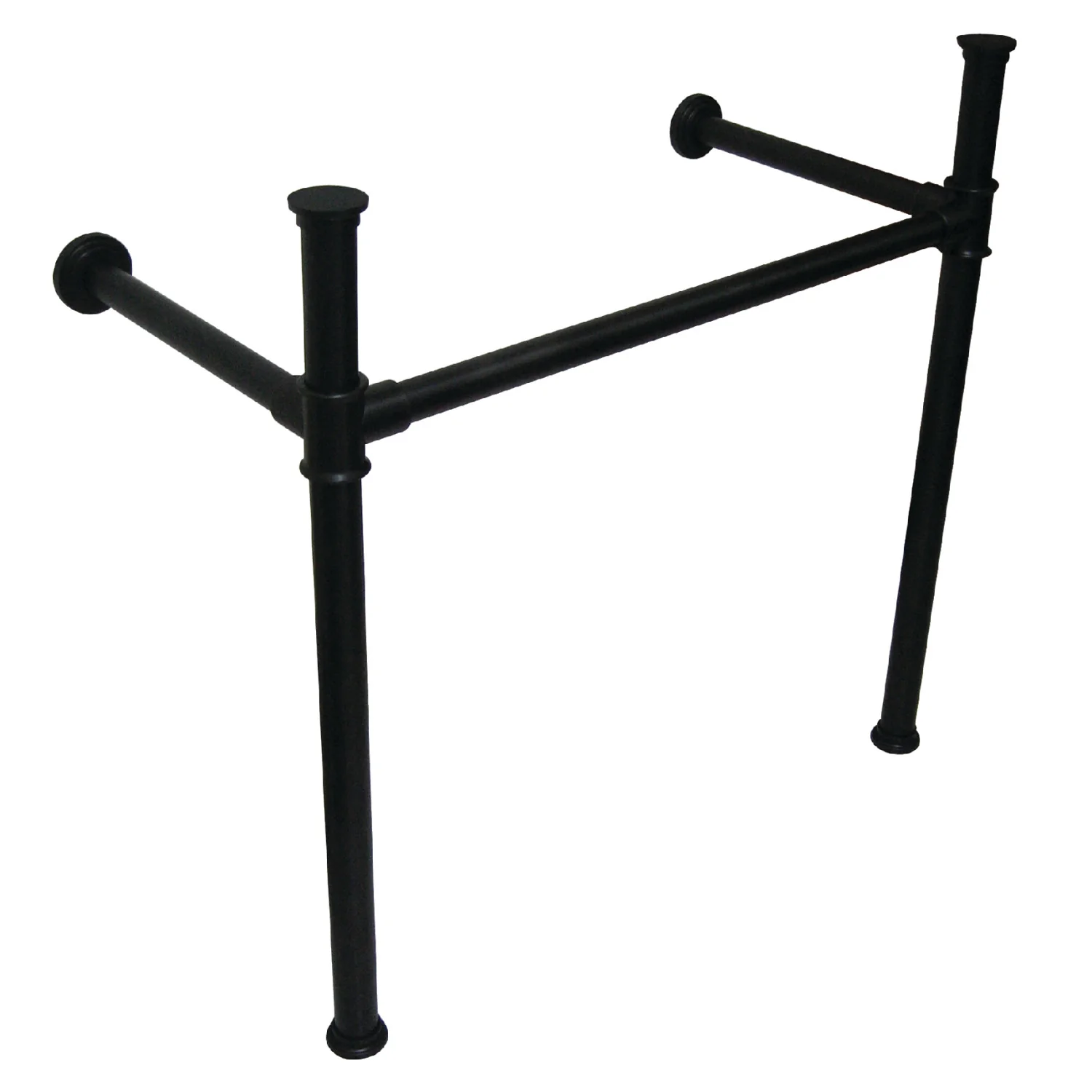Kingston Tulare VPB13685 - Fauceture Stainless Steel Console Sink Legs, Oil Rubbed Bronze - Image 5