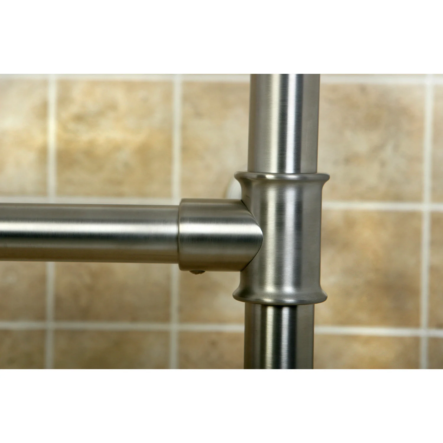 Kingston Tulare VPB13688 - Fauceture Stainless Steel Console Sink Legs, Brushed Nickel - Image 3