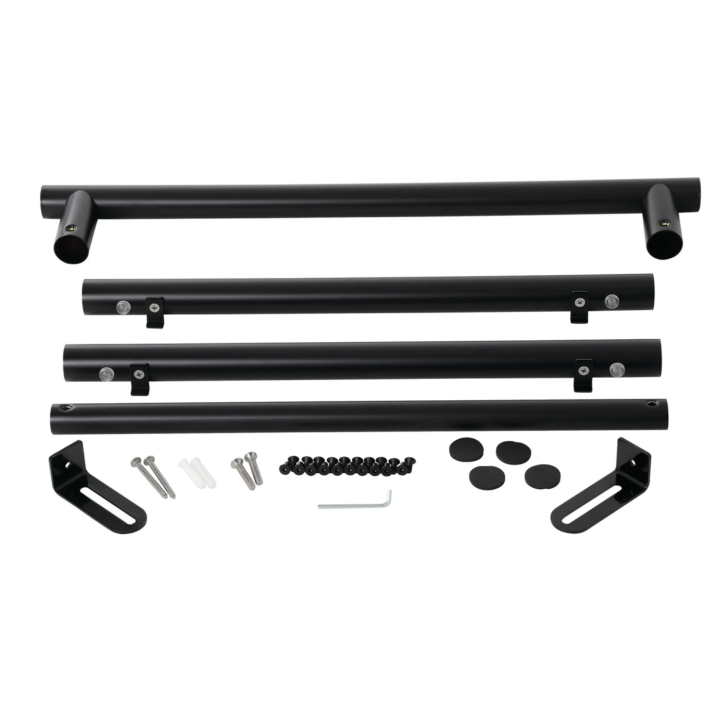 Kingston Fauceture VPB2216300H Console Sink Leg Support, Matte Black