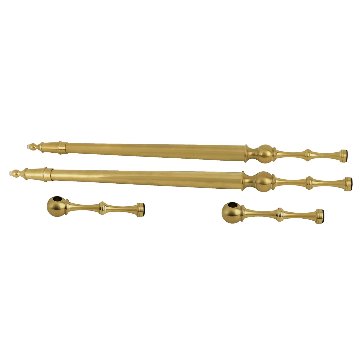 Kingston Edwardian VPB30167P Console Sink Leg Support, Brushed Brass