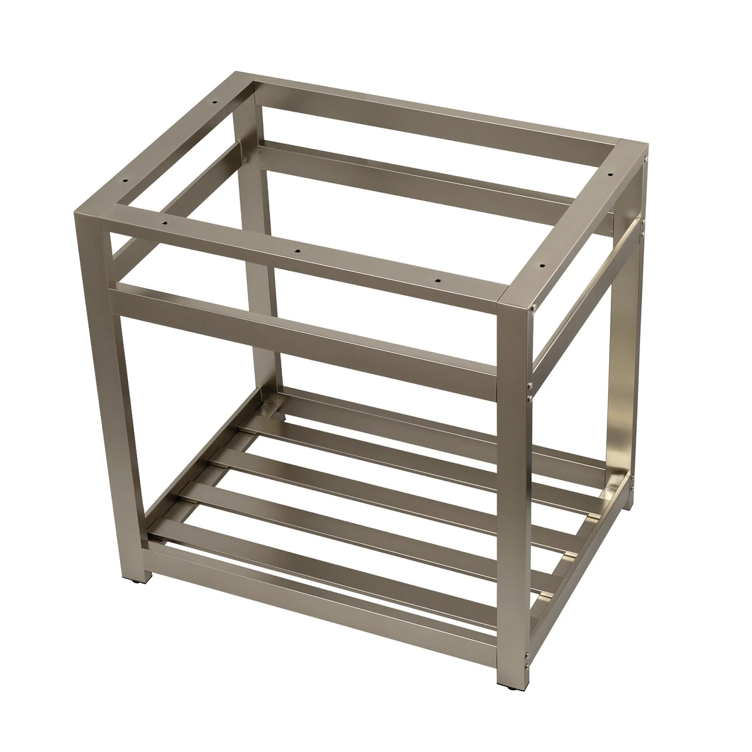 Kingston Sona VSP3122A8 - Kingston Commercial Steel Console Sink Base, Brushed Nickel - Image 4