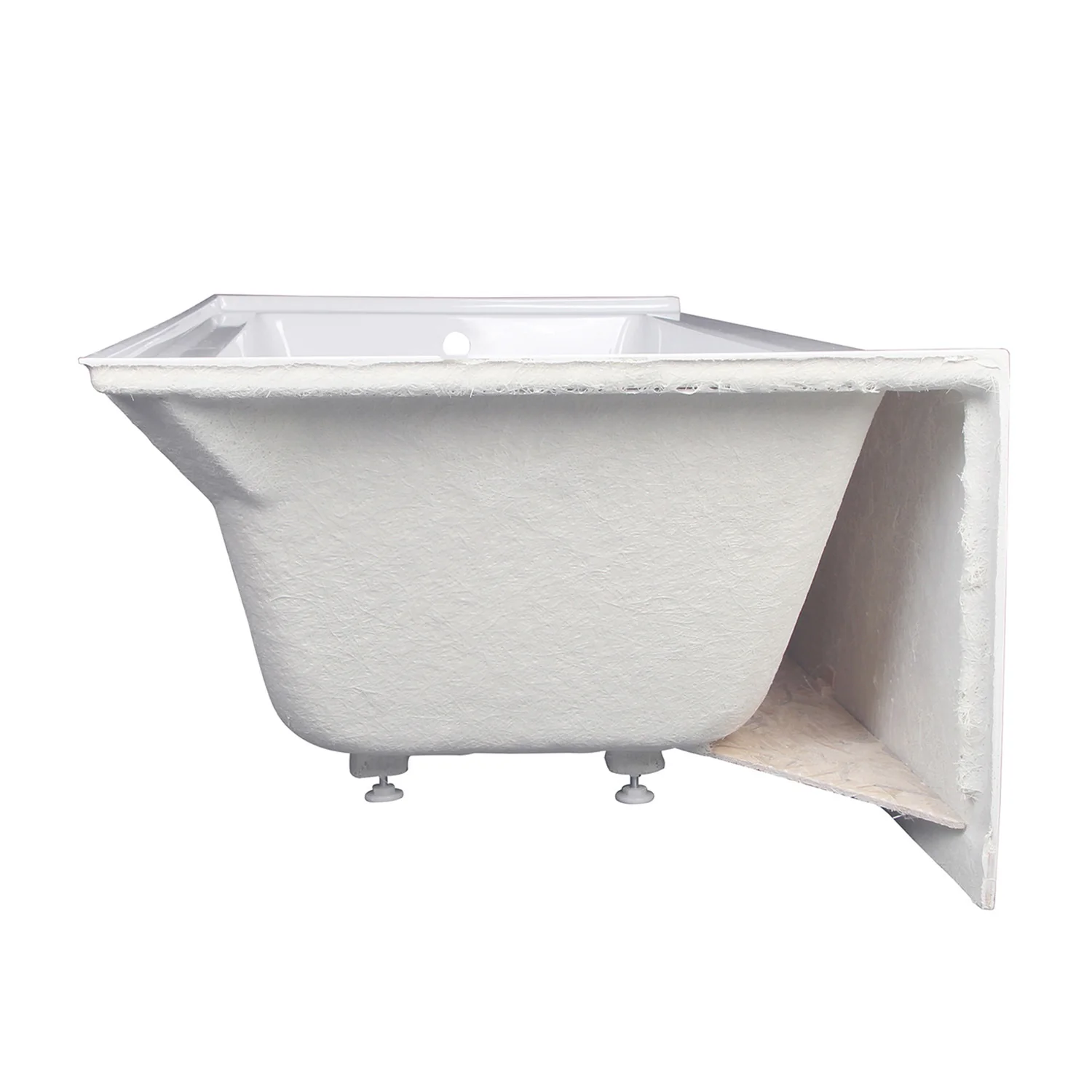 Kingston Tulare VTAP603622R - Aqua Eden 60-Inch Acrylic Rectangular 3-Wall Alcove Tub, Right Hand Drain, Glossy White - Image 10