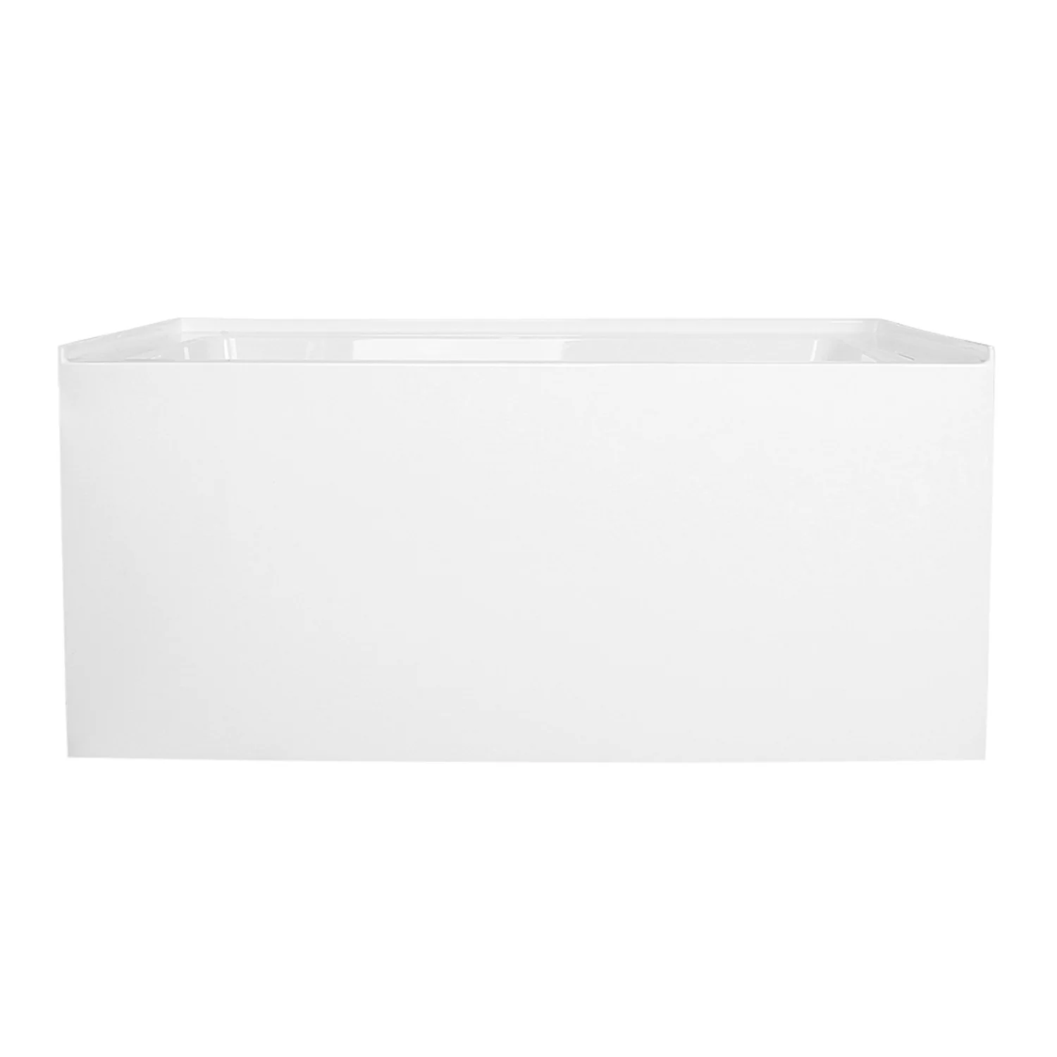 Kingston Tulare VTDE483222L - Aqua Eden 48-Inch Acrylic Rectangular 3-Wall Alcove Tub, Left Hand Drain Hole, Glossy White - Image 4