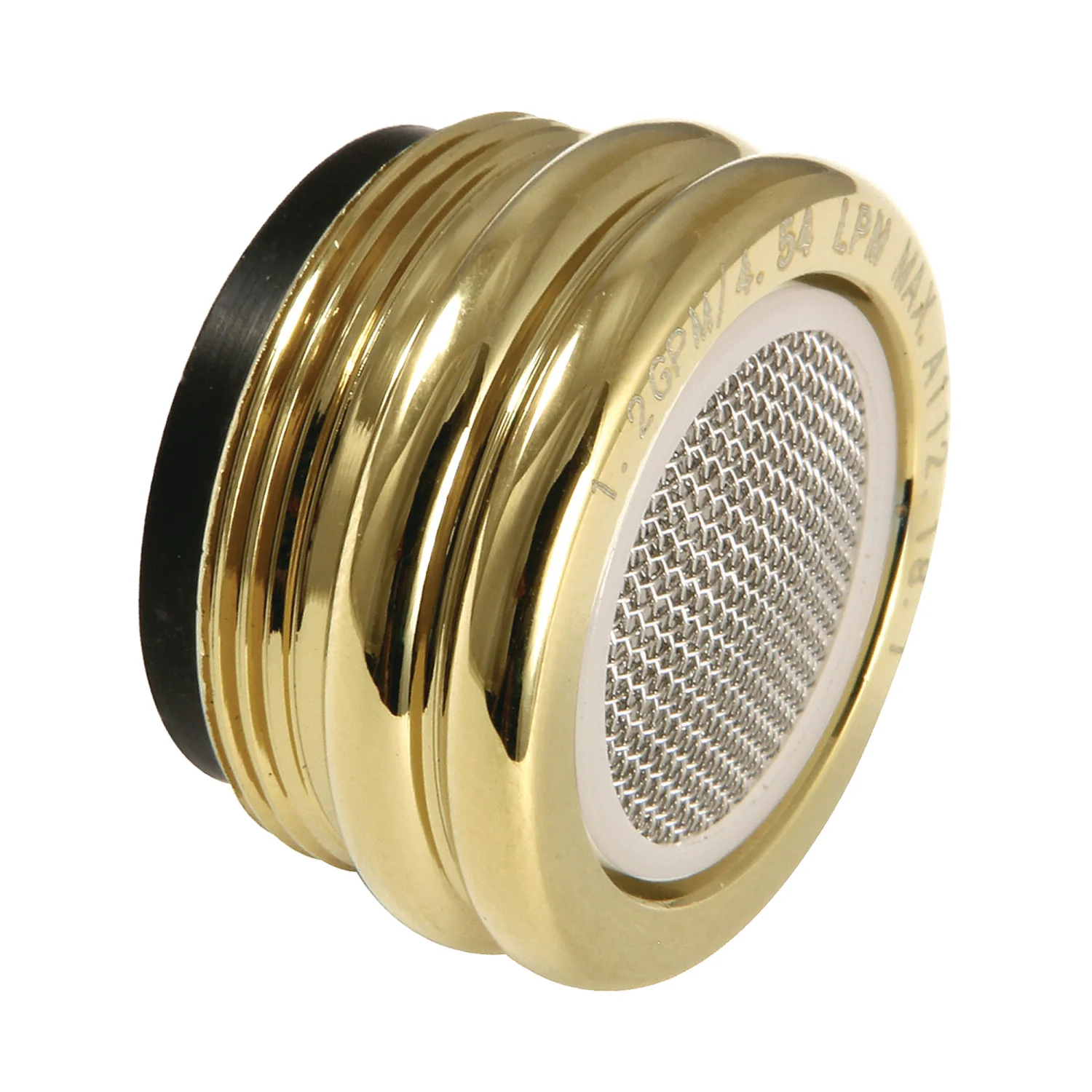 Kingston Cal Green Z12KSSA3402 CEC Compliant Aerator, Polished Brass