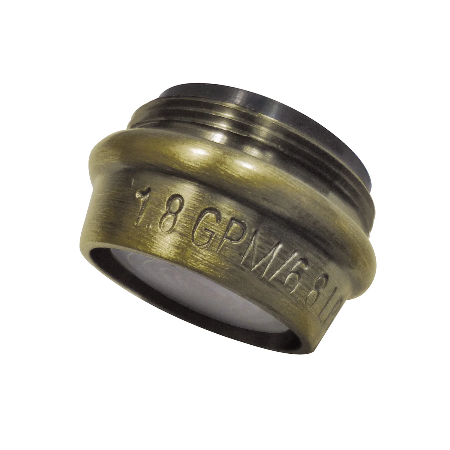 Kingston Cal Green Z18KSSA3103 1.8 GPM Male Aerator, 15/16 Inch-27 UNS, Antique Brass